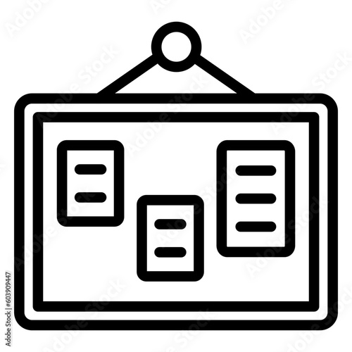 Vector Design Pinboard Icon Style