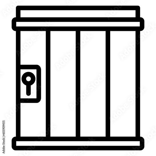 Vector Design Jail Icon Style