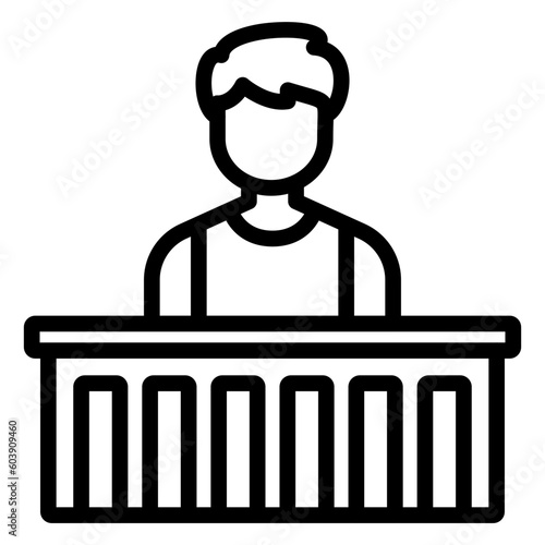 Vector Design Witness Icon Style
