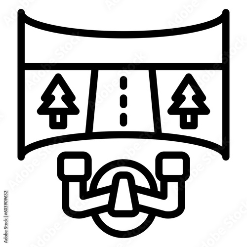 Vector Design Motion Simulator Icon Style