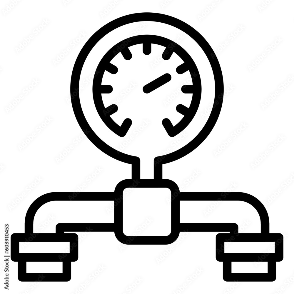 Vector Design Pressure Gauge Icon Style Vector Design Pressure Gauge Icon Style