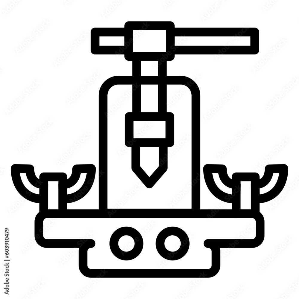 Vector Design Flaring Tool Icon Style Vector Design Flaring Tool Icon Style