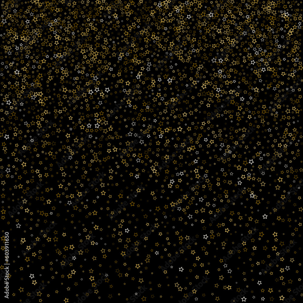 Gold Glitter Stars. Luxury Shiny Confetti. Gold Glitter Stars. Luxury Shiny Confetti.