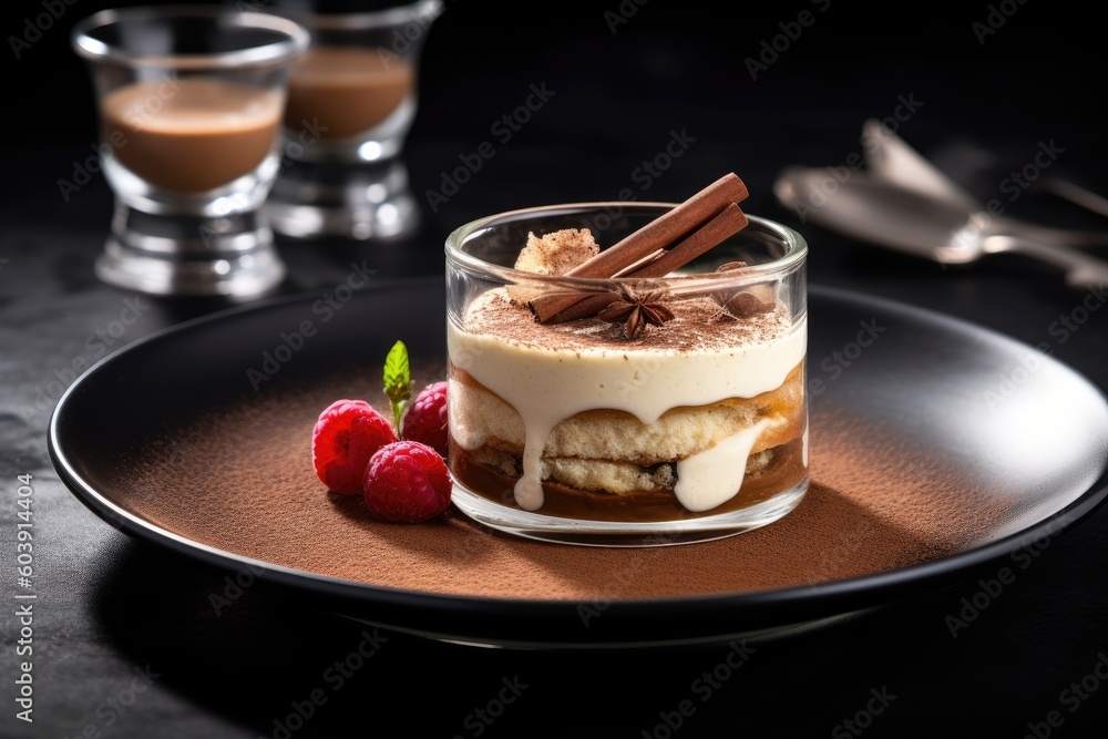 Delicious tiramisu created using generative AI tools Delicious tiramisu created using generative AI tools