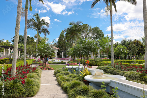 The scenery at Hollis Garden, a public botanical garden in Lakeland, Florida photo