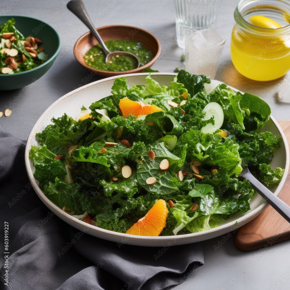 A vibrant and nutritious vegetable salad A vibrant and nutritious vegetable salad
