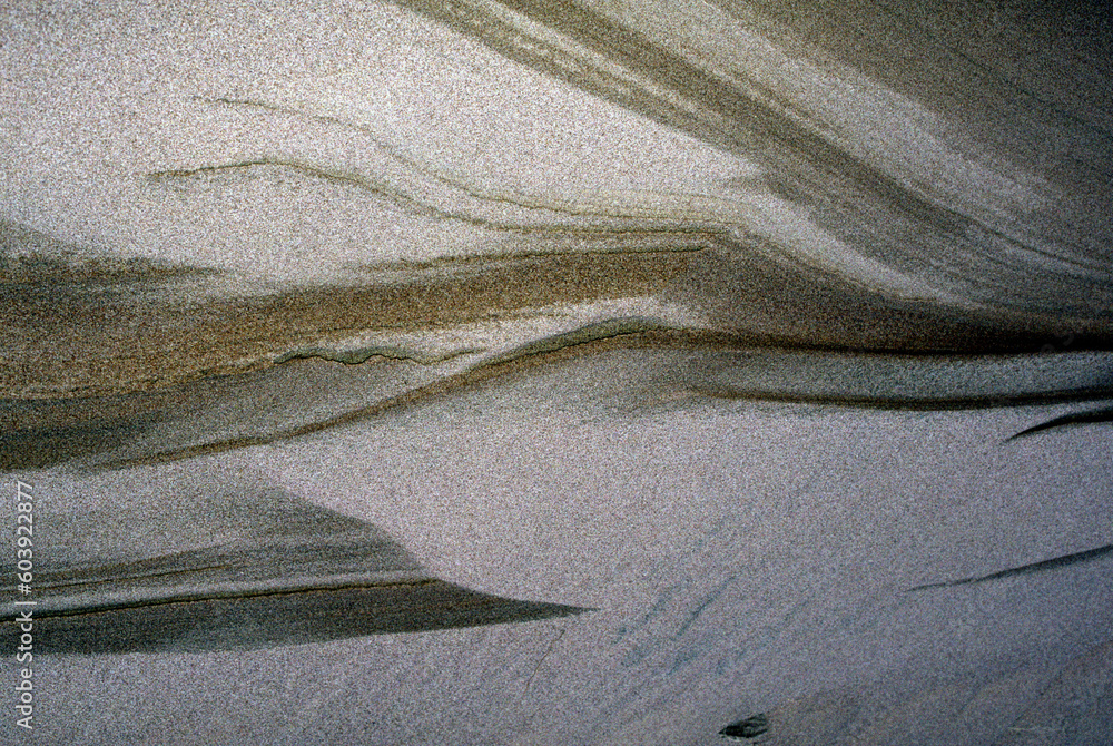 Ripple marks on the sand at low tide - Scotland - UK