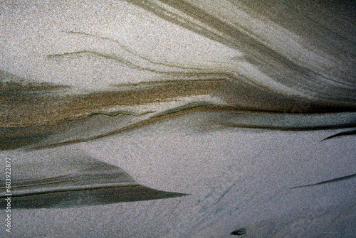 Obraz na płótnie Ripple marks on the sand at low tide - Scotland - UK w salonie