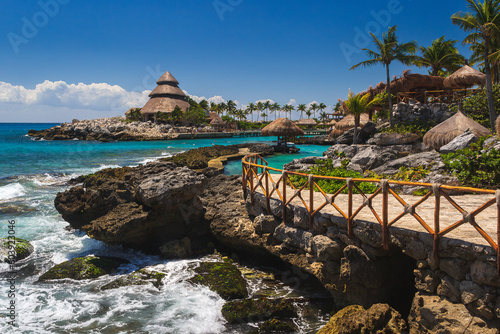 Very nice coast at Xcaret