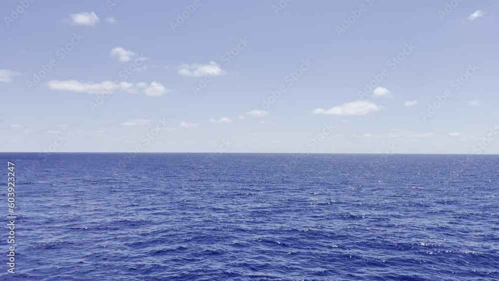 Moving Aerial View of Ocean Surface During Day Moving Aerial View of Ocean Surface During Day