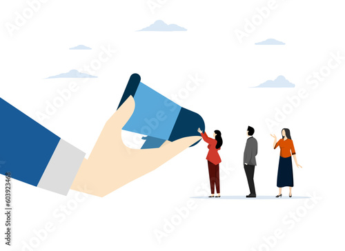 Encouraging employee voices, encouraging staff, contributing or helping, advocating or supporting opinions, listening to ideas or communicating, employers offer megaphones for employees to speak.