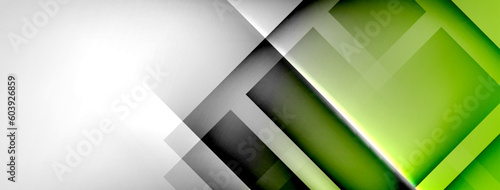 Light and shadow squares and lines abstract background