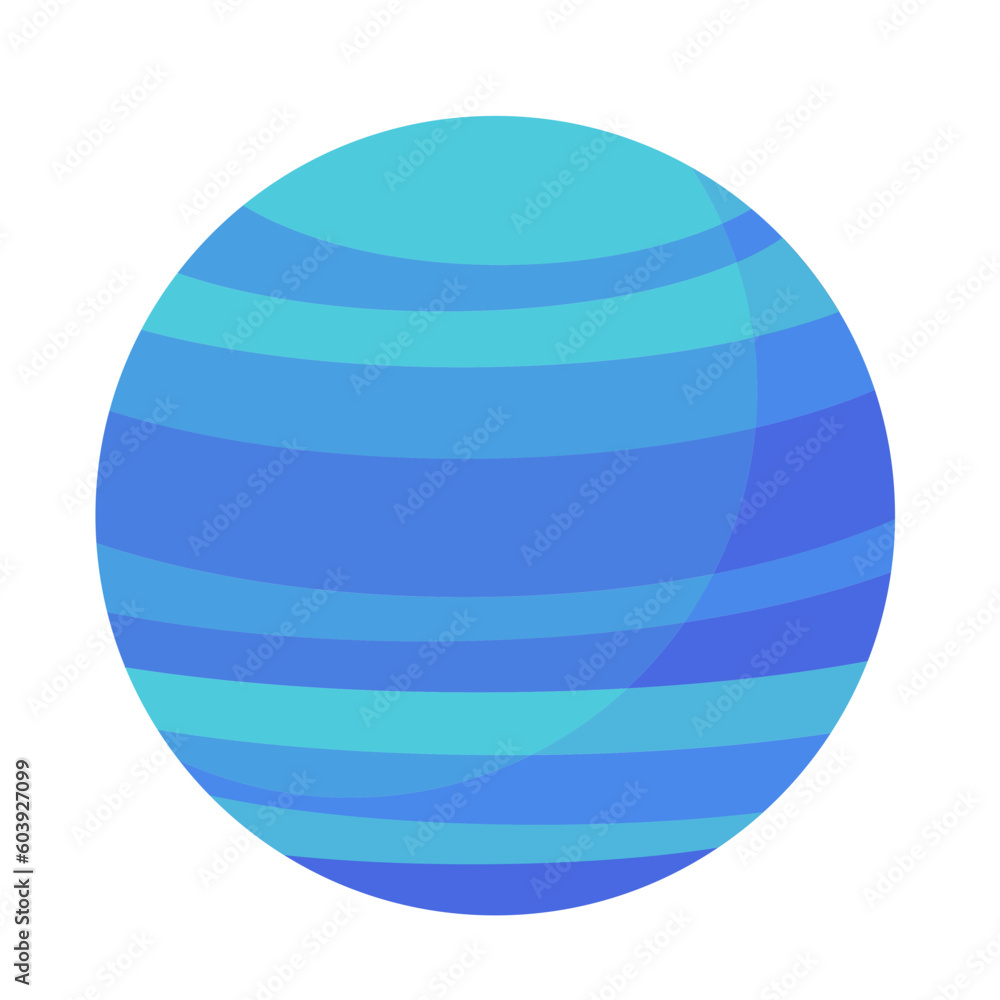 Space objects collection illustration_Neptune Space objects collection illustration_Neptune