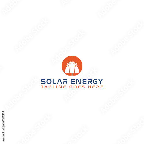 Free Download Sun solar energy logo design template Isolated on white background - GFXLoad