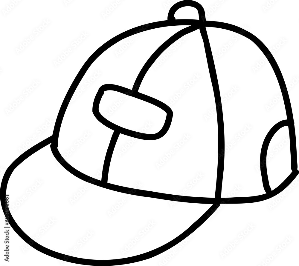 cap hand draw cap hand draw