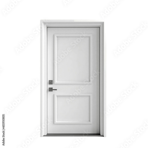 Transparent Background Door. AI