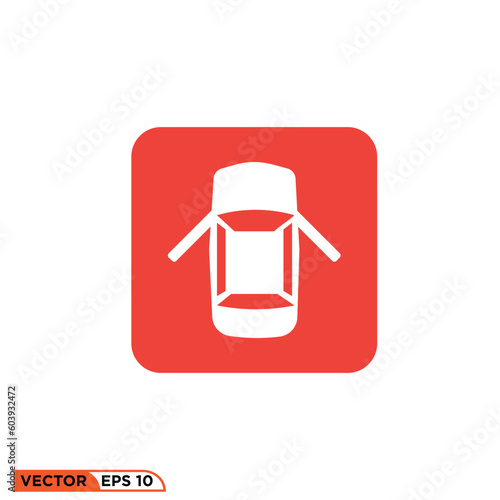 Icon vector graphic of Open Door Indicators