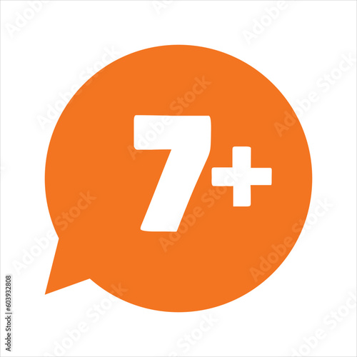 product age limit icon teenagers 7 years old