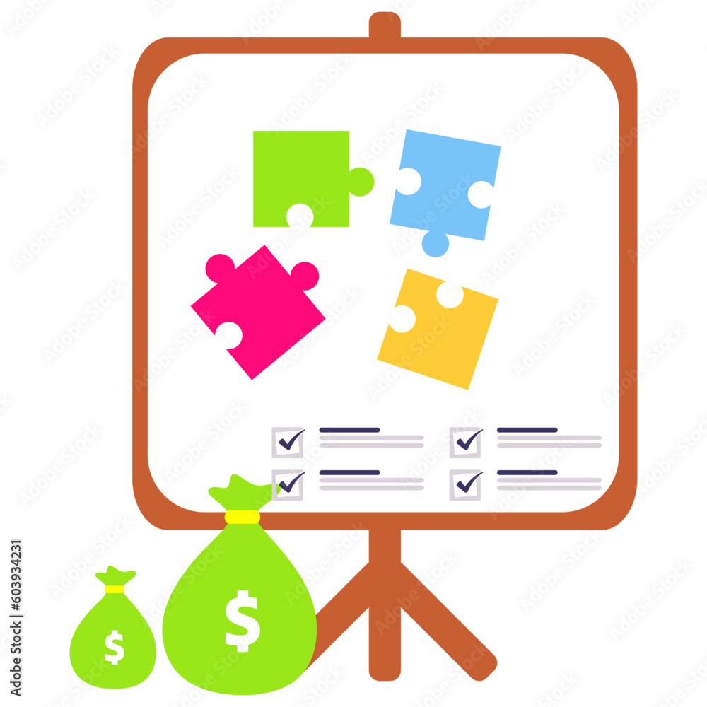 Fototapeta premium Business Illustration