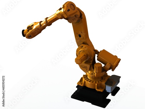 ABB IRB 6640-235 - 2.55 Robot 3D Rendering