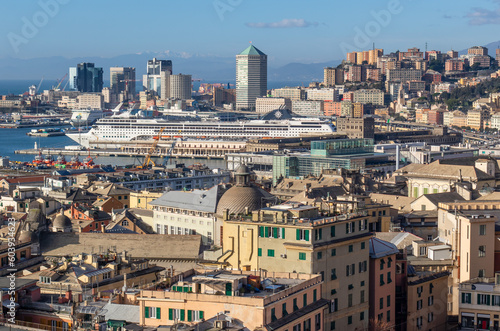 Genova, Italy - one of the most powerful maritime republics for 6 centuries, Genoa still displays one of the most important harbours in Europe, which is also a main landmark for the city  © SirioCarnevalino