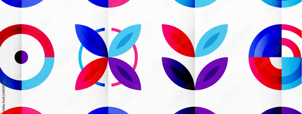 Vibrant and eye-catching vector background featuring a grid of colorful circles arranged in a patterned composition, perfect for modern and trendy designs Vibrant and eye-catching vector background featuring a grid of colorful circles arranged in a patterned composition, perfect for modern and trendy designs