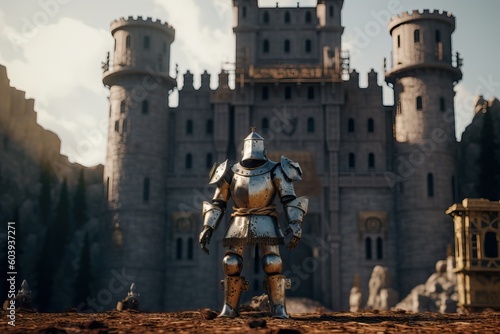 Ancient medieval battle wit...