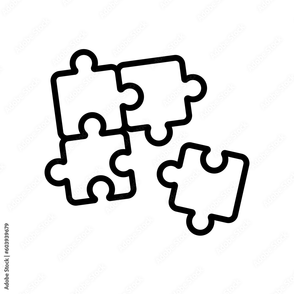 puzzle sign symbol vector