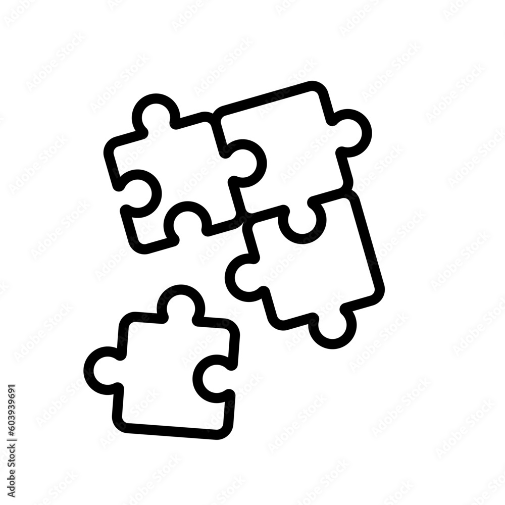 puzzle sign symbol vector puzzle sign symbol vector