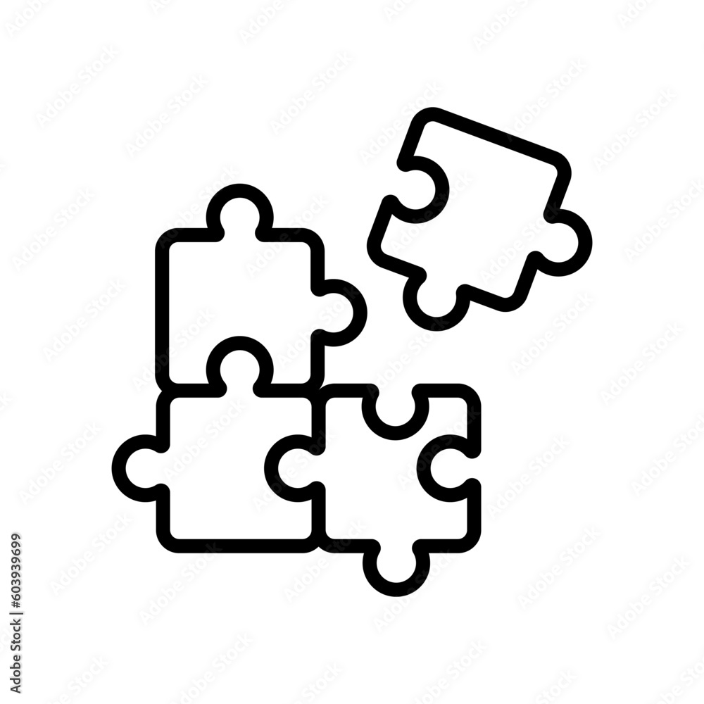 puzzle sign symbol vector puzzle sign symbol vector