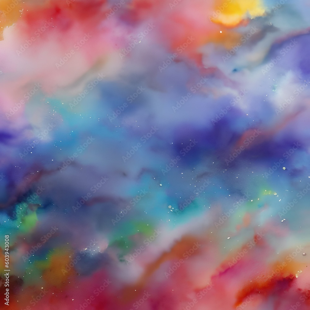 503 Abstract Watercolor Washes An artistic and expressive background