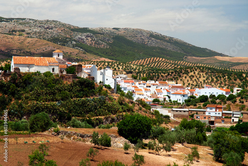 Fotografie, Obraz village of El Burgo, province of Málaga, Andalucía, Andalusia, Spain, Europe - i