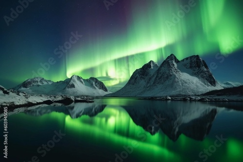 Polar Lights beautiful background © Lucas