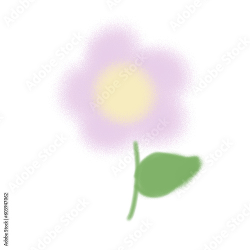 flower purple and yellow
