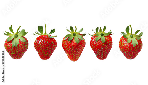 strawberries created with Generative AI