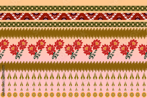 pattern seamless with flowers. Design for wallpaper,fabric, clothing, carpet, textile, batik, embroidery.