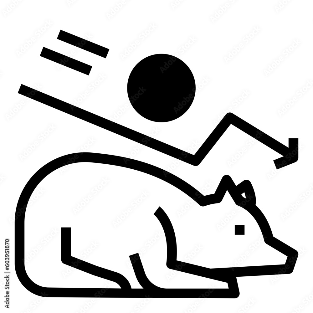 Bear glyph icon Bear glyph icon