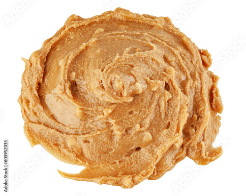 Tableau sur toile peanut butter background, swirl, clipping path, full depth of field