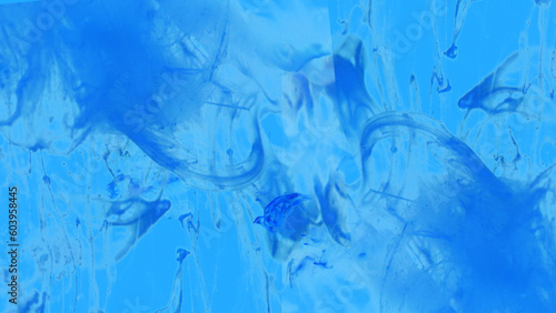 light blue background with waves - folds - light blue spots - ideal for website, presentation, email, greeting card, postcard, book, poster, billboard, slide, playbill, printable © roberta