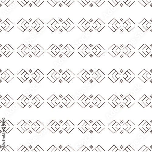 Seamless pattern with BOHO elements