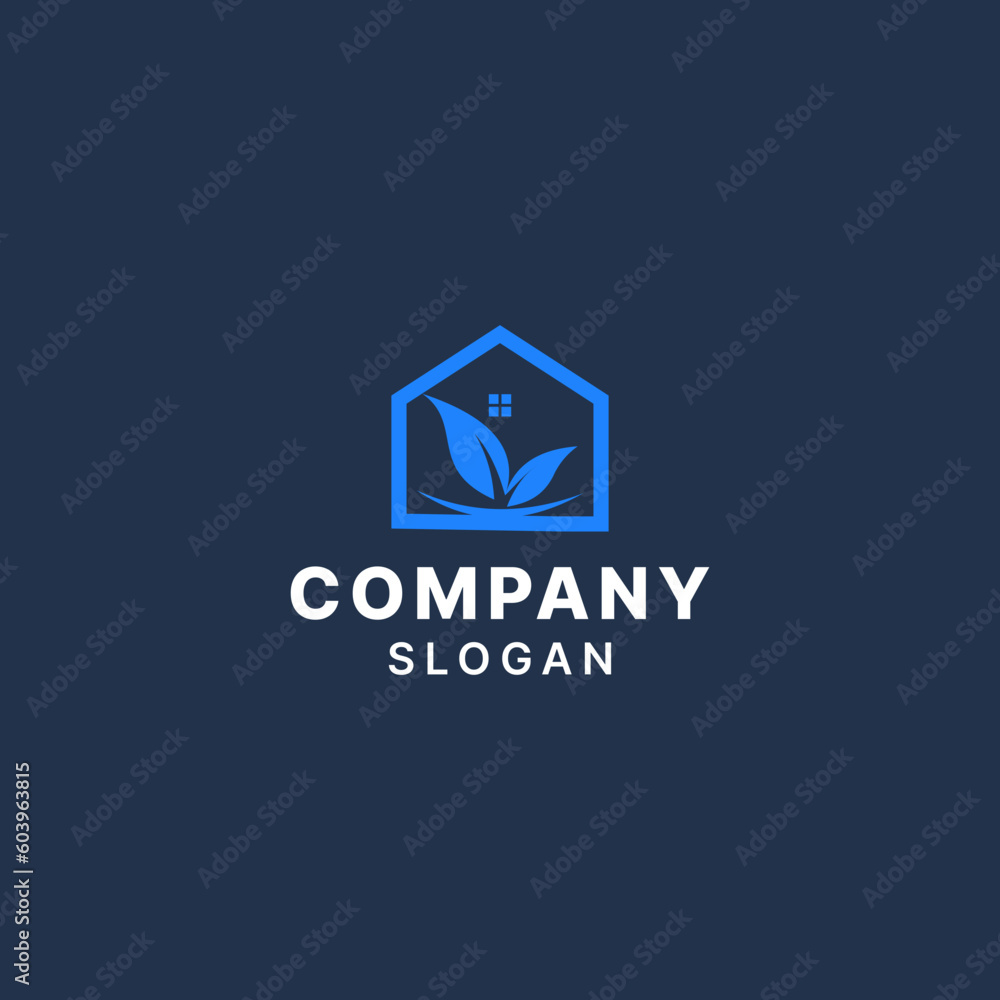 Home nature Modern Logo Home nature Modern Logo