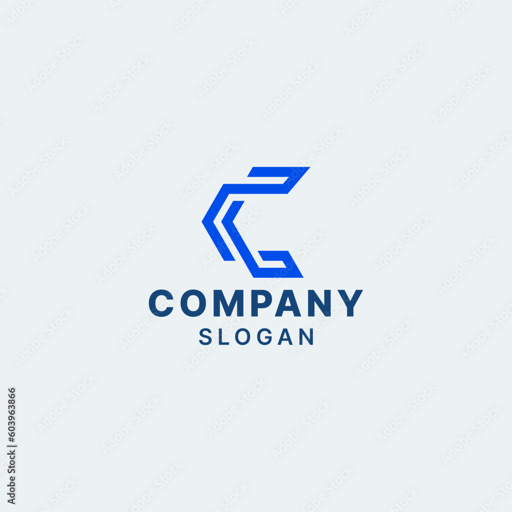 Letter C Simple Modern Logo Letter C Simple Modern Logo