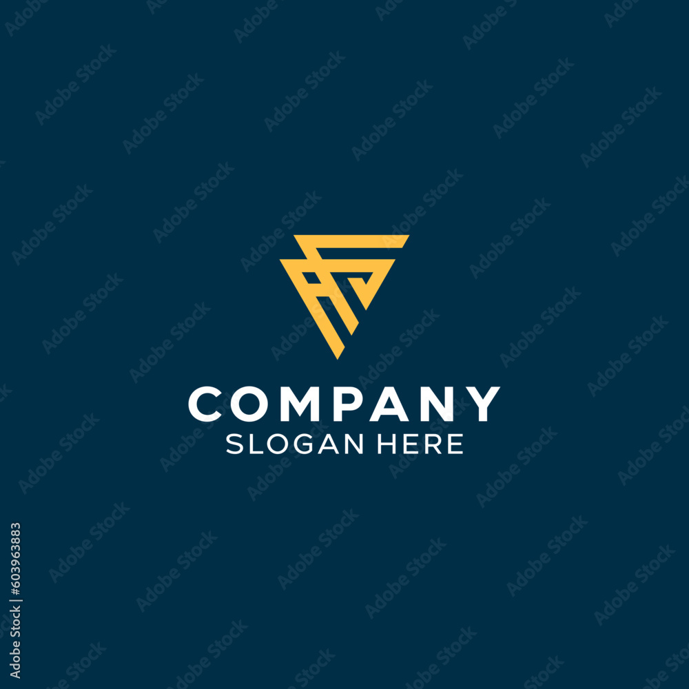 Letter IS SI Simple Modern Logo Letter IS SI Simple Modern Logo