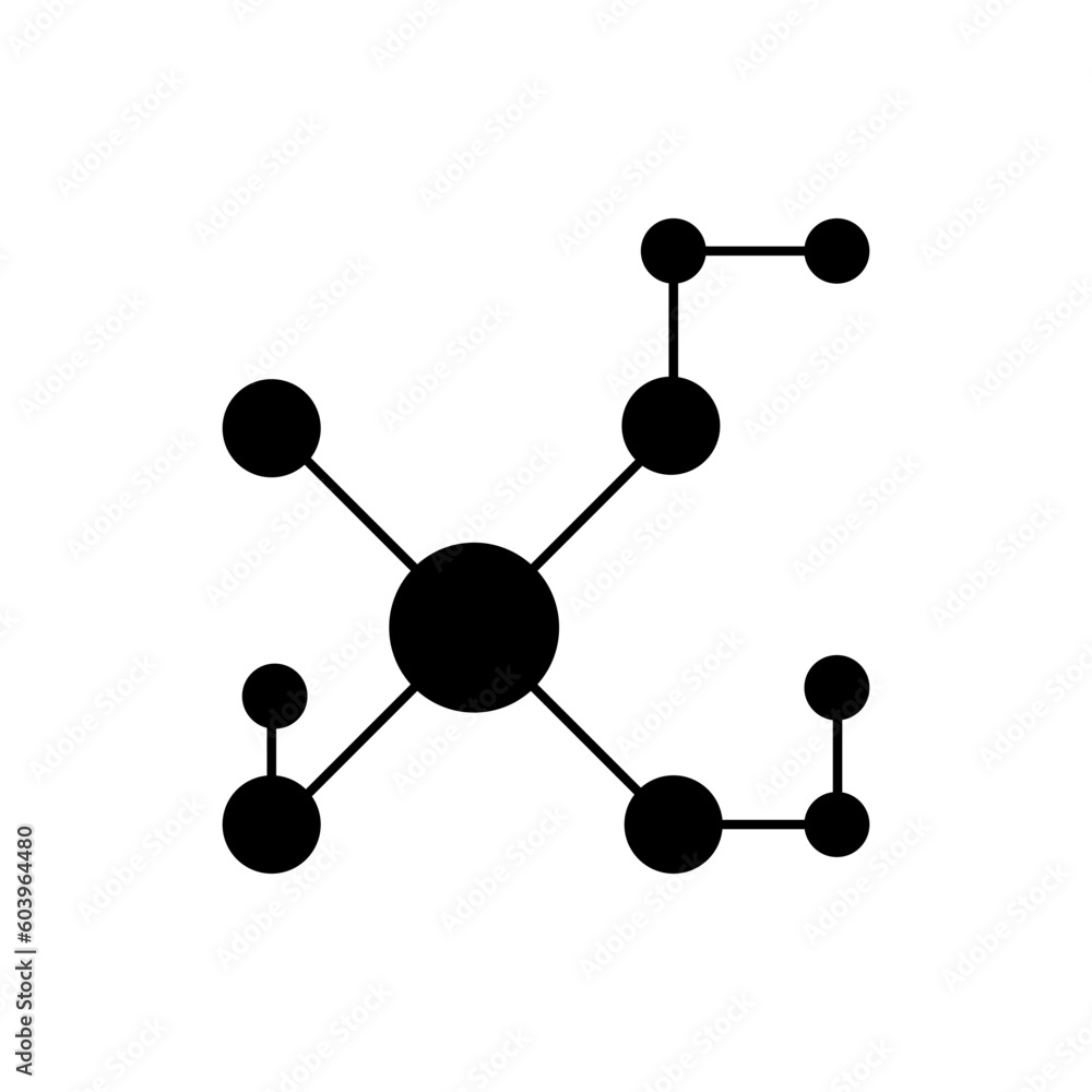 Molecule Icon, Atomic Symbol for Design, Presentation, Website or Apps Elements - Vector. Molecule Icon, Atomic Symbol for Design, Presentation, Website or Apps Elements - Vector.