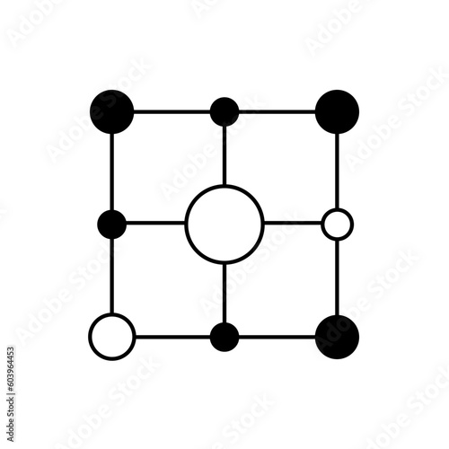 Molecule Icon, Atomic Symbol for Design, Presentation, Website or Apps Elements - Vector. 