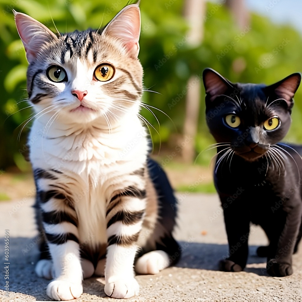  two cat on the way Generative AI Technology