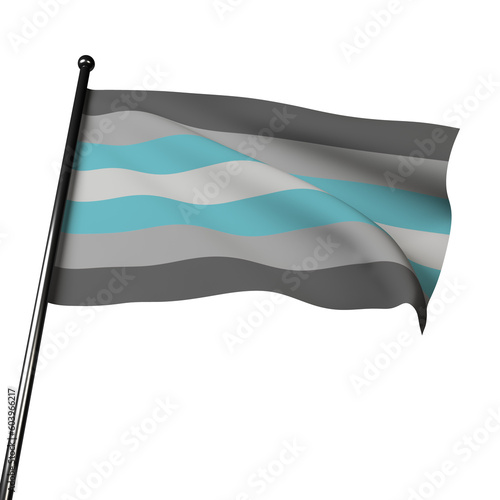 Demiboy Pride Flag: Embracing Partial Male Identity (ID: 603966217)
