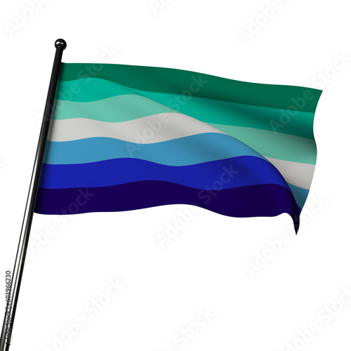 Gay Men Pride Flag: Celebrating Identity and Pride (ID: 603966230)