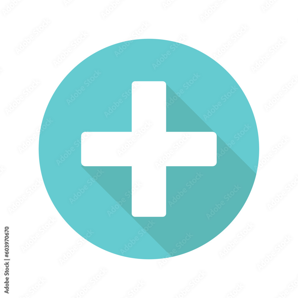 Vector first aid icon illustration isolated on white Vector first aid icon illustration isolated on white