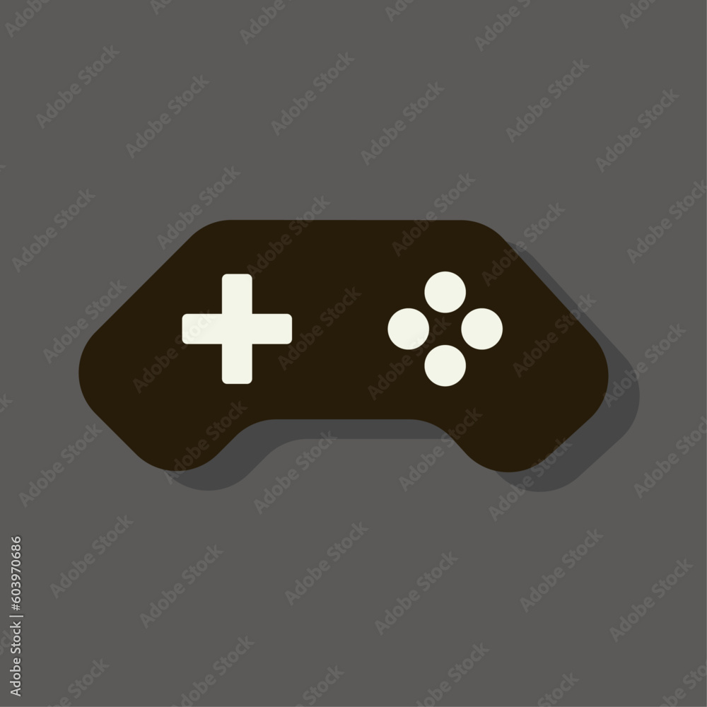 Vector joystick gamepad controller icon logo illustration isolated gaming logo Vector joystick gamepad controller icon logo illustration isolated gaming logo